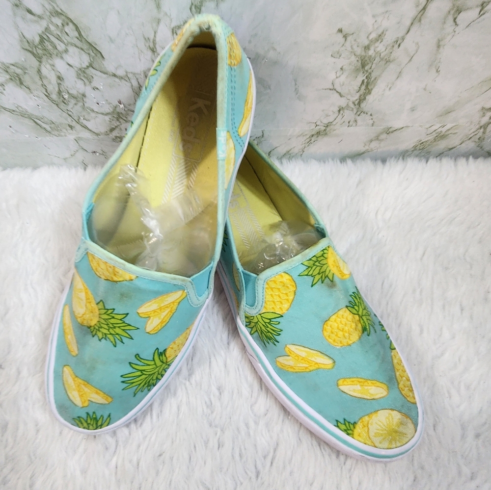 Keds Pineapple Print Canvas Sneakers